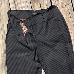 Express Editor black pinstripe pants